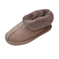 Mink - Front - Eastern Counties Leather Womens-Ladies Sheepskin Lined Split Seam Slipper Boots