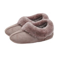 Mink - Back - Eastern Counties Leather Womens-Ladies Full Sheepskin Turn Slippers