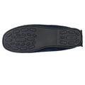 Navy - Lifestyle - Eastern Counties Leather Mens Berber Fleece Lined Suede Moccasins