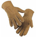 Camel - Front - Eastern Counties Leather Womens-Ladies 3 Point Stitch Detail Sheepskin Gloves