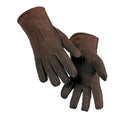 Coffee - Front - Eastern Counties Leather Womens-Ladies 3 Point Stitch Detail Sheepskin Gloves