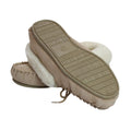 Camel - Back - Eastern Counties Leather Womens-Ladies Hard Sole Sheepskin Moccasins
