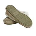 Camel - Close up - Eastern Counties Leather Womens-Ladies Hard Sole Wool Lined Moccasins