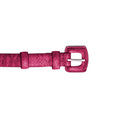 Fuchsia - Front - Eastern Counties Leather Womens-Ladies Faux Snake Print Belt
