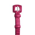 Fuchsia - Back - Eastern Counties Leather Womens-Ladies Faux Snake Print Belt