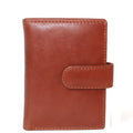 Cognac - Front - Eastern Counties Leather Ricky Credit Card Holder With Plastic Inserts