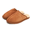 Chestnut - Front - Eastern Counties Leather Unisex Adults Sheepskin Lined Mule Slippers