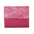 Fuchsia-Pink Foil - Front - Eastern Counties Leather Womens-Ladies Anais Purse With Foil Embossed Panel