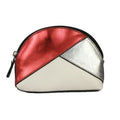 Red Foil-Pewter-White - Front - Eastern Counties Leather Womens-Ladies Betsy Coin Purse