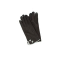 Black - Front - Eastern Counties Leather Womens-Ladies Gaby Faux Suede Touch Screen Gloves