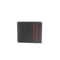 Black-Red - Back - Eastern Counties Leather Carter Leather Slimline Card Wallet