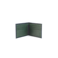Navy-Green - Front - Eastern Counties Leather Carter Leather Slimline Card Wallet