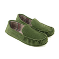 Olive - Front - Eastern Counties Leather Mens Harris Suede Moccasins