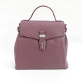 Grape-Ivory - Front - Eastern Counties Leather Katrina Leather Buckle Detail Handbag
