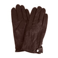 Brown - Front - Eastern Counties Leather Mens Classic Leather Winter Gloves