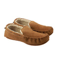 Chestnut - Front - Eastern Counties Leather Mens Owen Berber Suede Moccasins