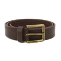 Brown - Front - Eastern Counties Leather Mens Connor Leather Waist Belt