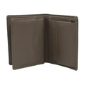 Taupe - Back - Eastern Counties Leather Unisex Adult Dylan Bi-Fold Leather Card Wallet