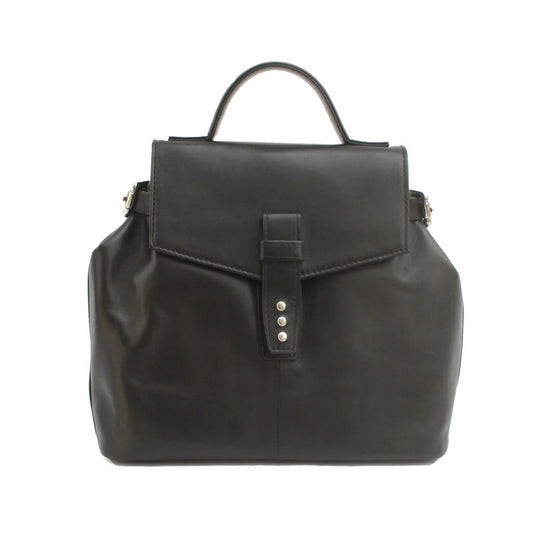 Black - Front - Eastern Counties Leather Womens-Ladies Noa Leather Handbag