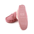 Blush - Back - Eastern Counties Leather Womens-Ladies Willow Suede Moccasins
