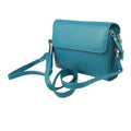 Turquoise - Front - Eastern Counties Leather Jaclyn Leather Handbag