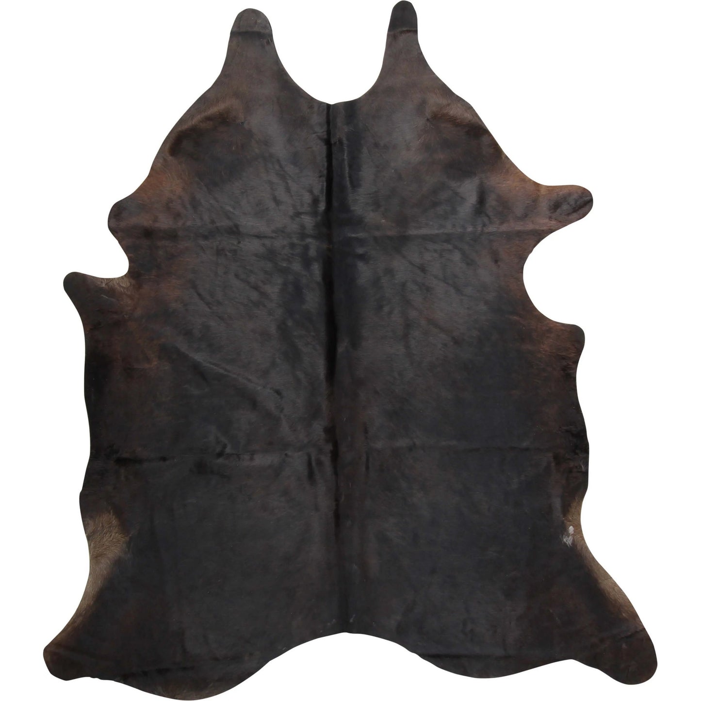 Black-Brown - Back - Eastern Counties Leather Exotic Cowhide Leather Rug