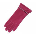Fuchsia - Back - Eastern Counties Leather Womens-Ladies Suede Bow Gloves