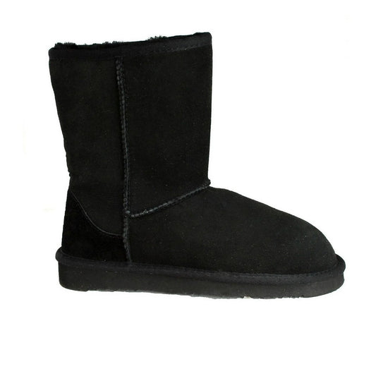 Black - Front - Eastern Counties Leather Womens-Ladies Lara Sheepskin Boots