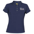 Navy - Front - Aubrion Womens-Ladies Logo Polo Shirt