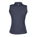 Navy - Back - Shires Womens-Ladies Sleeveless Technical Top