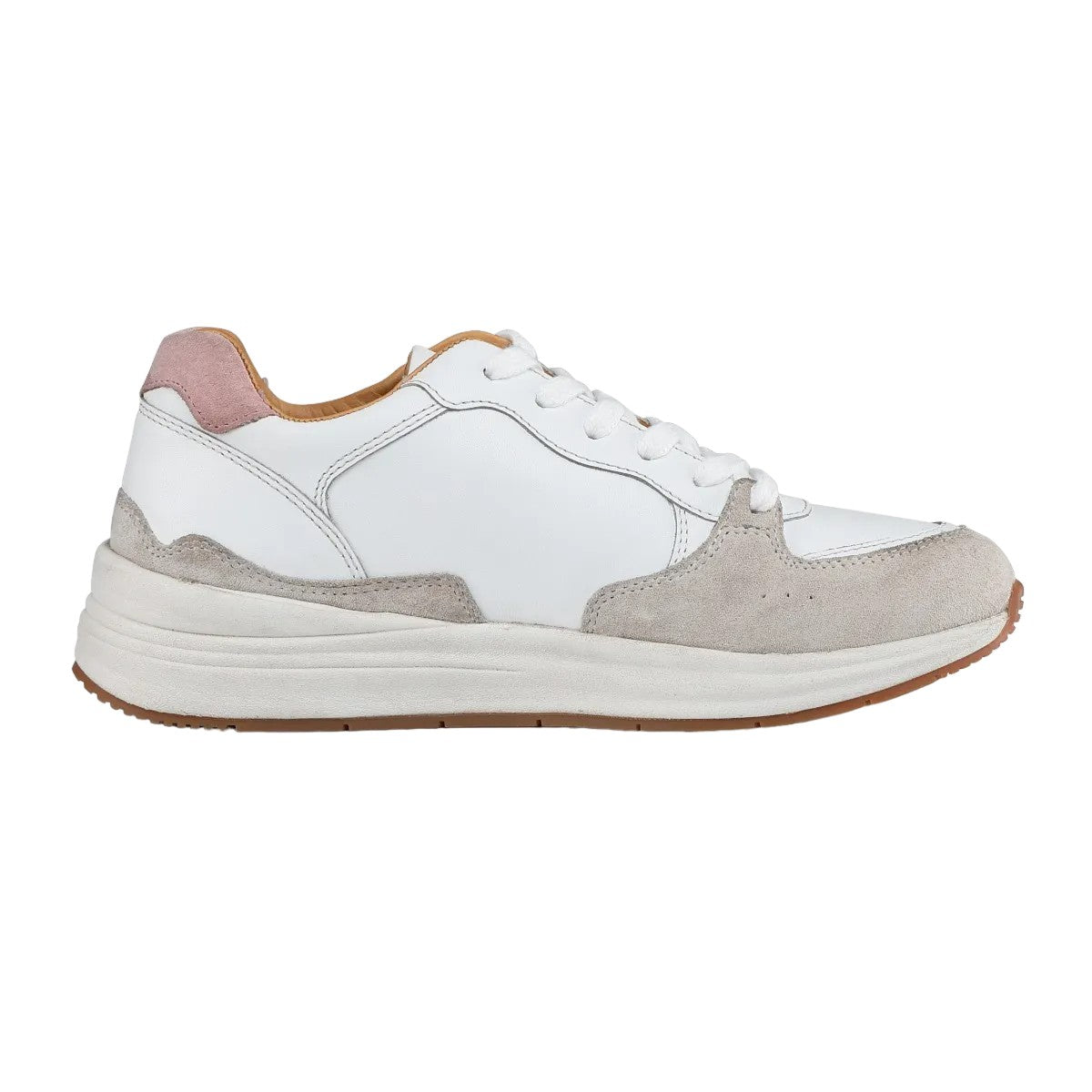 Pink - Lifestyle - Moretta Womens-Ladies Alegra Leather Trainers