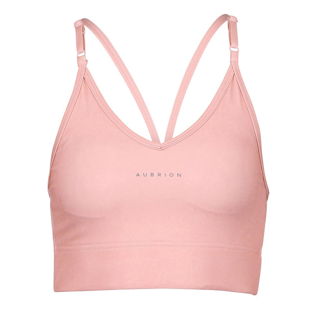 Rose - Front - Aubrion Womens-Ladies Invigorate Sports Bra