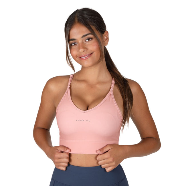 Rose - Back - Aubrion Womens-Ladies Invigorate Sports Bra