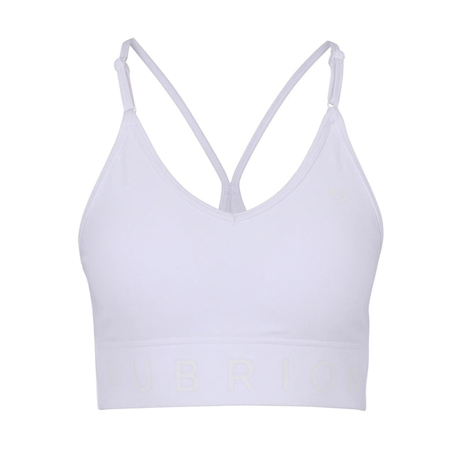 White - Front - Aubrion Womens-Ladies Invigorate Sports Bra