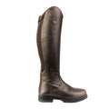 Dark Brown - Front - Moretta Childrens-Kids Ventura Lite Leather Riding Boots