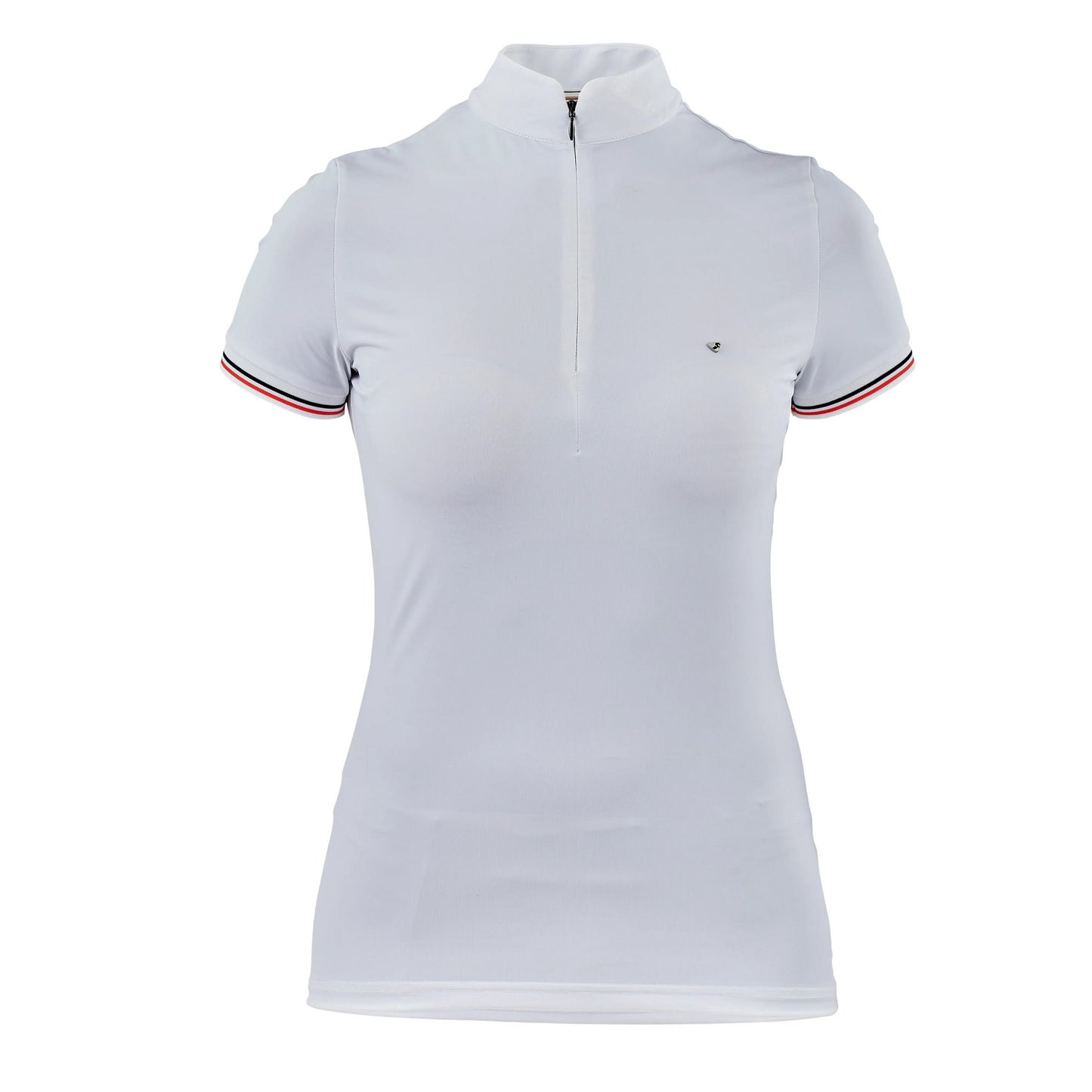 White - Front - Aubrion Girls Arcaster Show Shirt