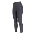 Black - Side - Aubrion Womens-Ladies Optima Horse Riding Tights