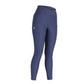 Navy - Front - Aubrion Womens-Ladies Optima Horse Riding Tights