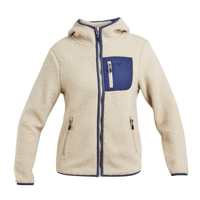Natural - Front - Aubrion Womens-Ladies Clement Fleece Jacket
