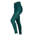 Green - Back - Aubrion Girls Eltar Horse Riding Tights