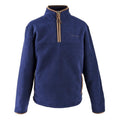 Navy - Front - Aubrion Womens-Ladies Core Half Zip Fleece Top