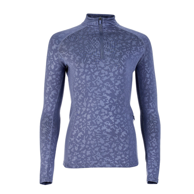 Blue - Front - Aubrion Womens-Ladies Revive Winter Base Layer Top