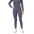 Grey - Front - Aubrion Womens-Ladies Eltar Horse Riding Tights