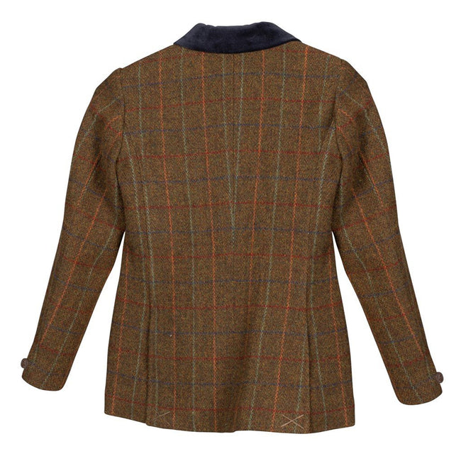 Rust - Back - Aubrion Womens-Ladies Saratoga Show Jumping Jacket