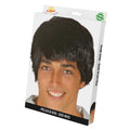 Black - Back - Fiestas Guirca Mens 80s Wig