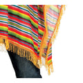 Multicoloured - Side - Fiestas Guirca Unisex Adult Mexican Costume Poncho