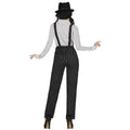 Black-White - Back - Fiestas Guirca Womens-Ladies Gangster Costume Set