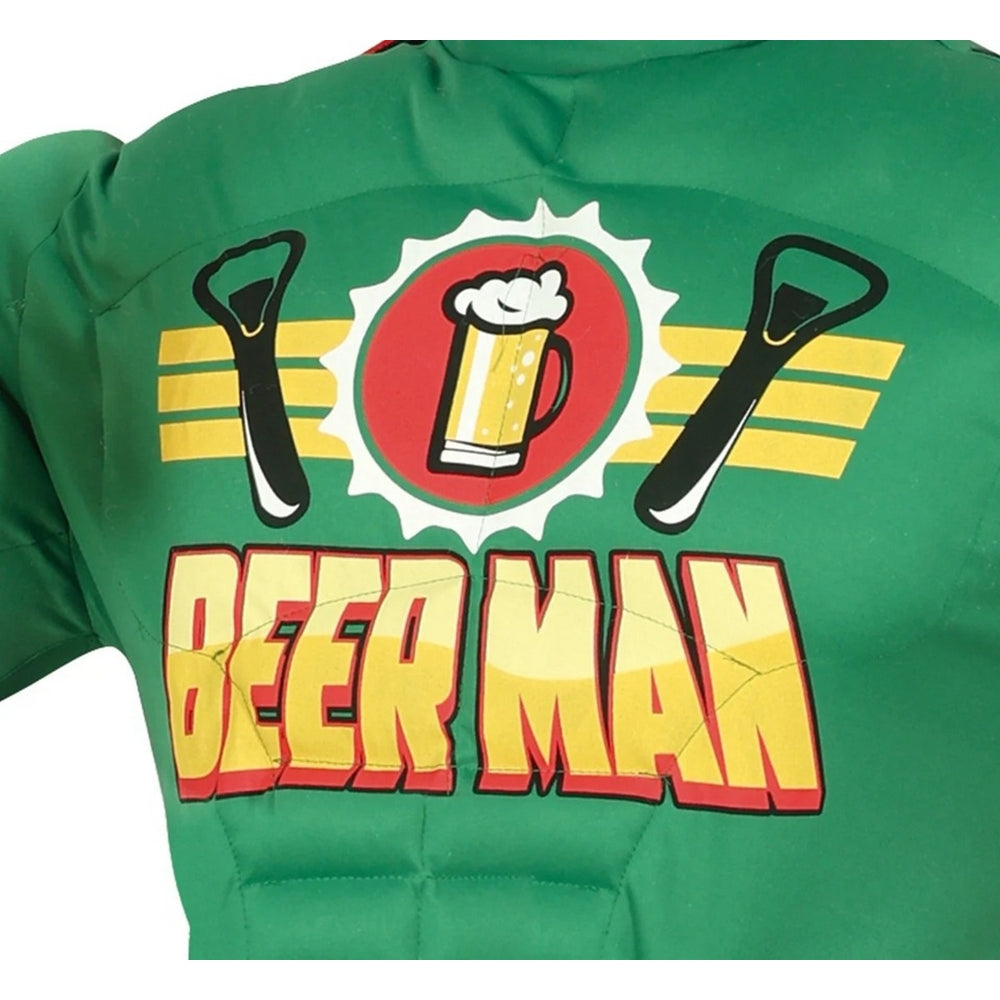 Green-Red - Lifestyle - Fiestas Guirca Mens Beerman Hero Costume