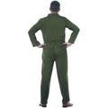 Green - Back - Fiestas Guirca Mens Fighter Pilot Costume
