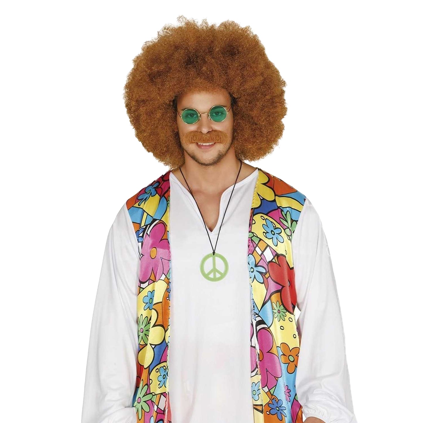 Green - Side - Fiestas Guirca Unisex Adult Hippie Costume Accessory